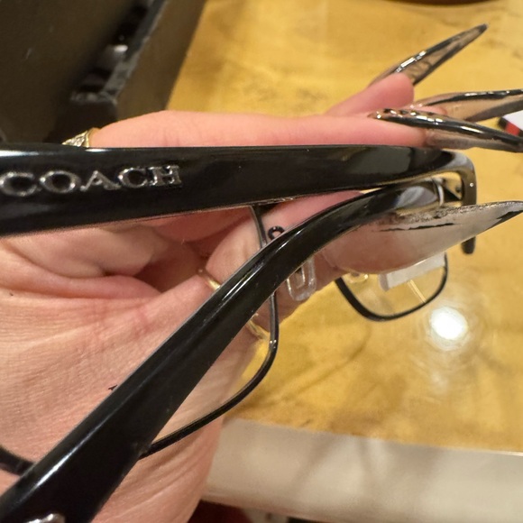 Coach Black Glasses - Picture 6 of 6